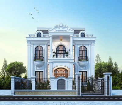 85 ý tưởng thiết kế Biệt thự Bán cổ điển năm 2024